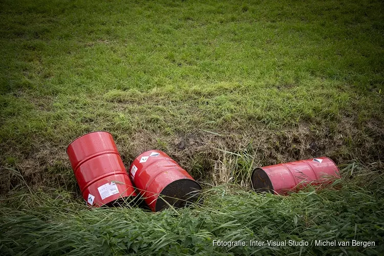 Vaten aangetroffen langs de Sint Aagtendijk Beverwijk