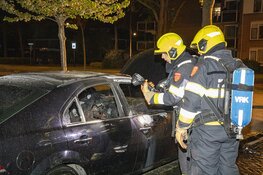 Autobrand aan de Schuurmanstraat Beverwijk