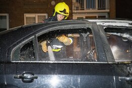 Autobrand aan de Schuurmanstraat Beverwijk