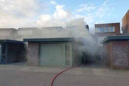 Brand in garagebox Beverwijk