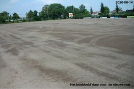 Renovatie hoofdveld BVV De Kennemers is in volle gang