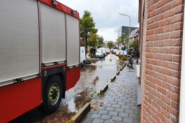 Regenval veroorzaakt wateroverlast in Beverwijk