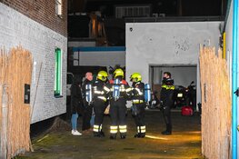 Brand in werkplaats van scootershop in Beverwijk