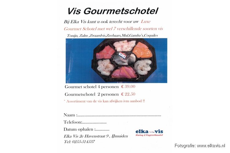 Luxe vis- of visgourmet schotel? Kom naar Elka Vis
