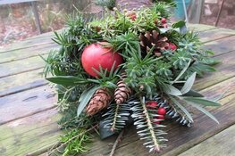 Kerststukjes maken bij De Smaeckkamer in Beverwijk