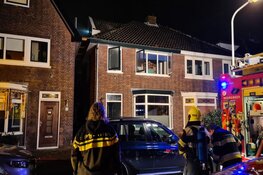 Brand in dak van woning Beverwijk