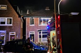Brand in dak van woning Beverwijk