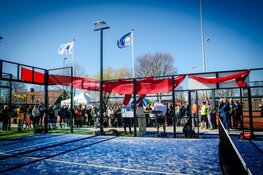Padelbanen bij LTC DEM officieel in gebruik genomen
