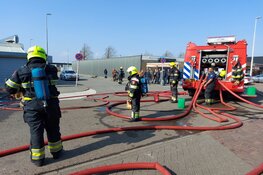 Twee auto's in brand in Beverwijk