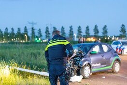 Jonge bestuurder aangehouden na eenzijdig ongeval in Beverwijk