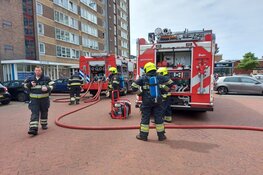 Brand in flatgebouw te Beverwijk
