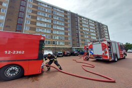 Brand in flatgebouw te Beverwijk