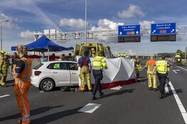 Traumahelikopter landt op snelweg na ernstig ongeval A9