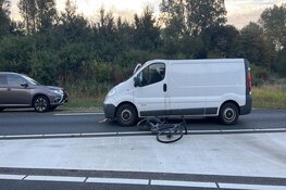 Fietser aangereden op rotonde in Beverwijk