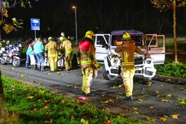 Auto gaat er vandoor na stopteken en crasht in Beverwijk