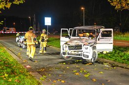 Auto gaat er vandoor na stopteken en crasht in Beverwijk
