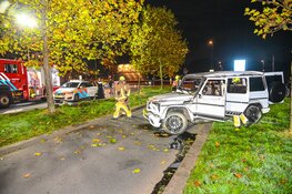 Auto gaat er vandoor na stopteken en crasht in Beverwijk