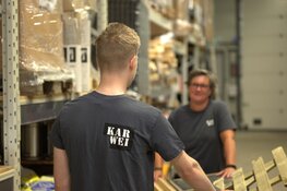 Eerste cliënt van Odion aan de slag bij Karwei Beverwijk