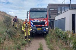 Beginnende duinbrand ontdekt in Wijk aan Zee