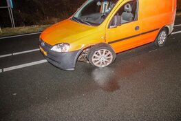 Voorwiel breekt af bij botsing na uitwijken 'voor kat'