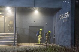 Brand in bedrijfspand aan Biesland in Beverwijk