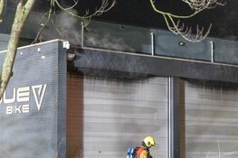 Brand in bedrijfspand aan Biesland in Beverwijk