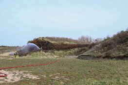 Beginnende duinbrand in Wijk aan Zee: twee kinderen worden gezocht