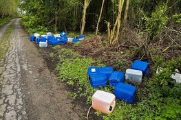 Op meerdere locaties langs N246 drugsafval aangetroffen