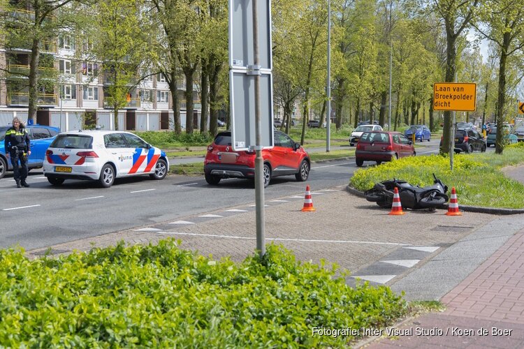 Scooter aangereden in Beverwijk