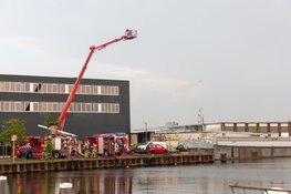 Flinke brand in loods te Beverwijk