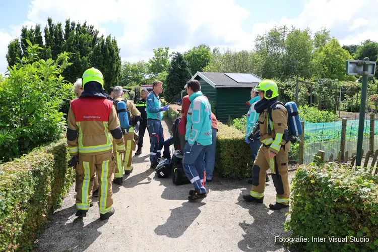 Brand in huisje op volkstuinencomplex in Beverwijk