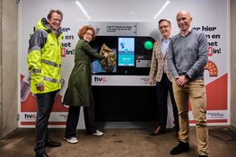 Eerste van drie bulkmachines bij afvalbrengstations HVC geopend in Beverwijk