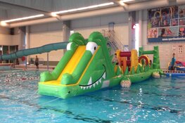 Waterpret met de krokodil stormbaan!