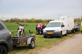 Motorcrosser gewond na val crosskuil Beverwijk