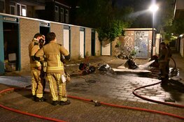 Matrassen vatten vlam in Beverwijk