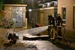 Matrassen vatten vlam in Beverwijk