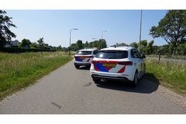 Fatbike en auto botsen in Beverwijk