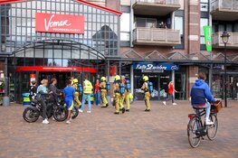 Vomar ontruimd na mogelijke brand