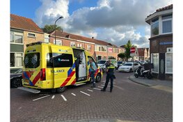 Scooterbezorger gewond na val in Beverwijk