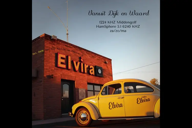 Radio Elvira dit weekend weer in de lucht met heel veel muziek en registratie Tour de Waard