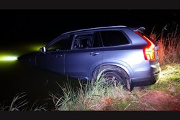 Automobilist belandt in sloot in Beverwijk