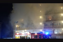 Zeer grote brand in flatgebouw Heemskerk, tientallen woningen ontruimd