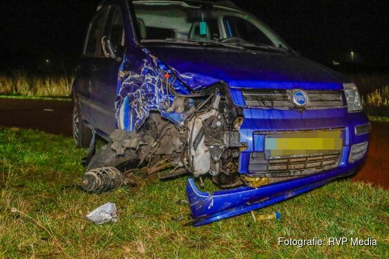 Forse schade na ongeval in Beverwijk