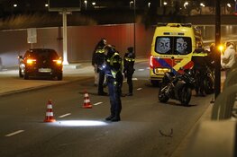 Motorrijder komt ten val in Beverwijk