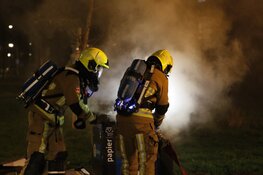 Brand in ondergrondse papiercontainer in Beverwijk