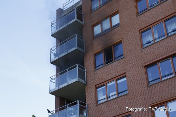 Fikse brand in flatwoning Beverwijk