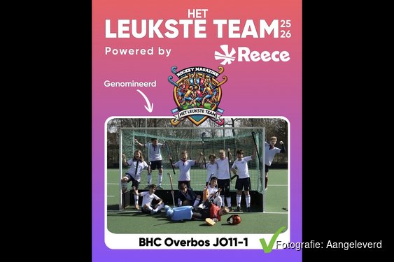 Beverwijks jeugdhockeyteam maakt kans op titel “Leukste Team”