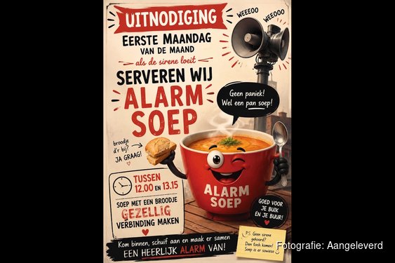 Alarmsoep brengt inwoners samen tijdens luchtalarm