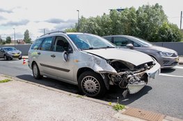 Bestuurder mee met politie na ongeval in Beverwijk