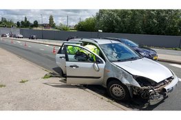 Bestuurder mee met politie na ongeval in Beverwijk